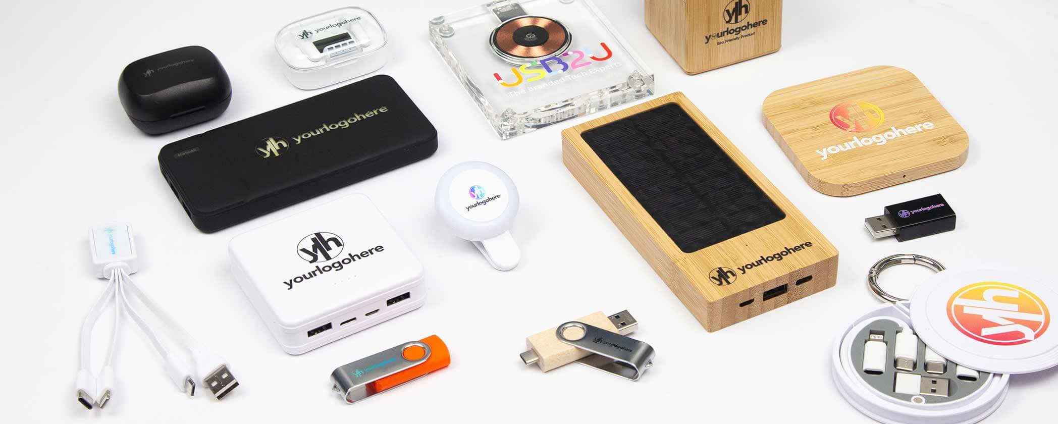 Branded USB Sticks, Power Banks and Promotional Tech