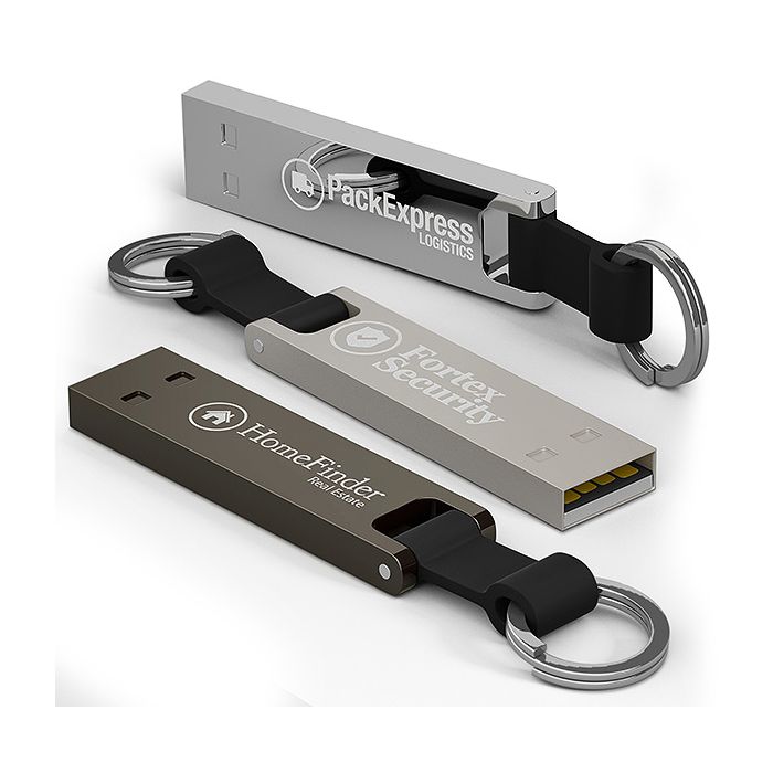 metallic custom branded memory stick