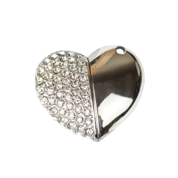 Metal Heart USB 