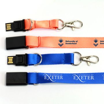 Branded USB lanyard