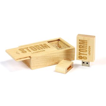 Wooden Slide Box