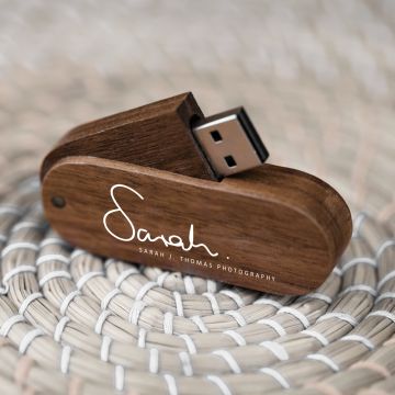 Wooden Swivel USB 3.0