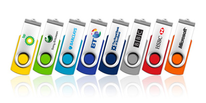 Twister USB Memory Sticks