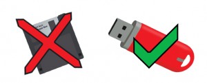 Floppy Disk Vs USB Flash Drive
