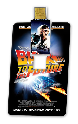 Back to the Future USB Card