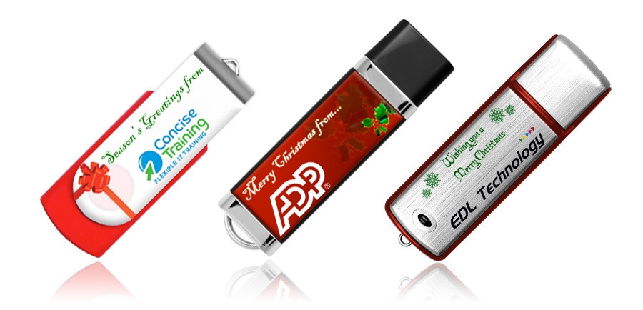 Branded USB Memory Sticks for Christmas