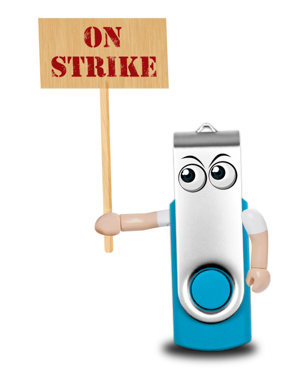 USB Flash Drive on Public Sector Strike