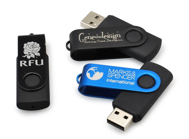 engraved USB flash drives