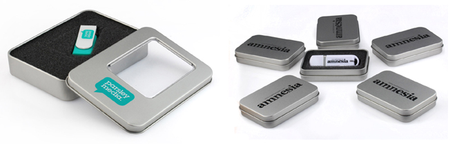 USB Flash Drives - Printed Tins