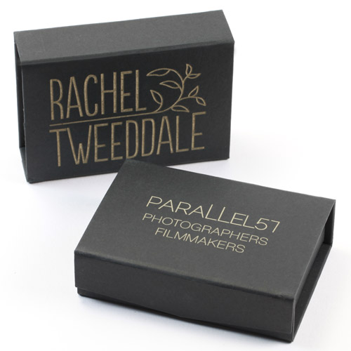 Engraved Black USB Gift Boxes