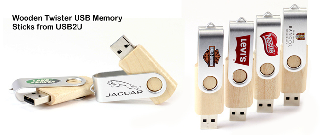 New Wooden USB Twisters from USB2U