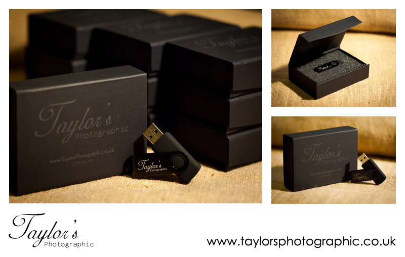 USB2U Memory Sticks and Boxes for Taylors Photographic