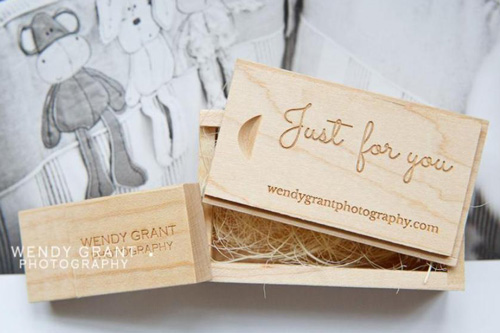 Wendy Grant Wooden USB Sticks and Boxes from USB2U